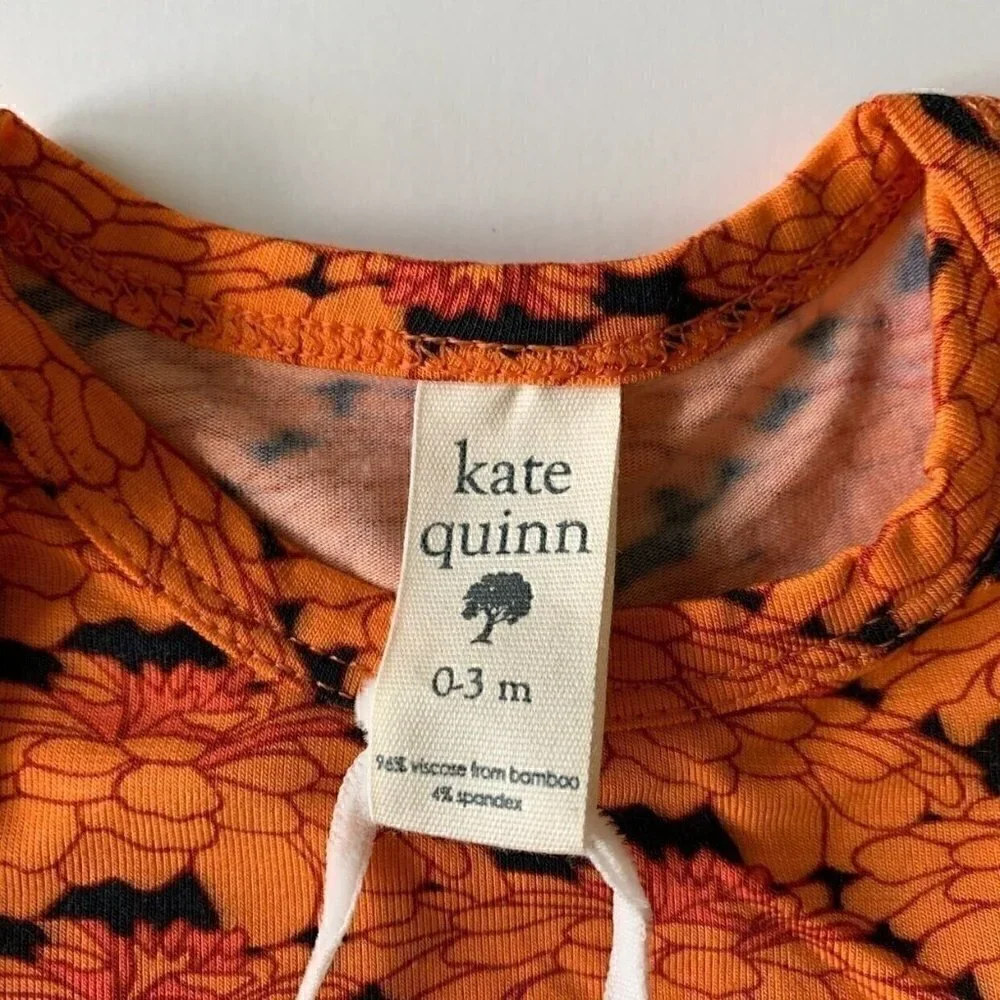 NEW Kate Quinn Bamboo Hot House Flower Baby Gown 0-3 Months